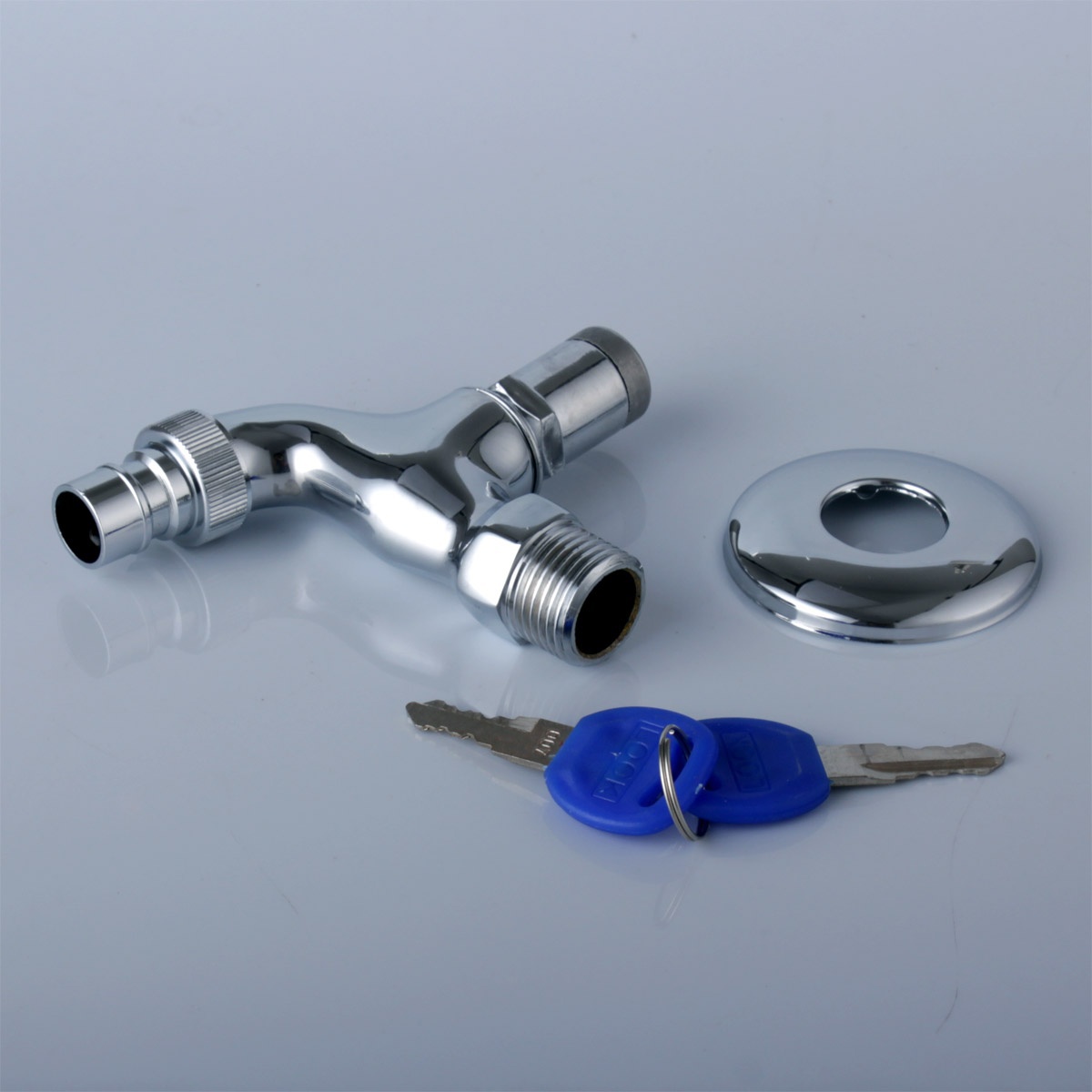 Baidaimodeng Washing Water Tap With Lock Key Copper Faucet Single