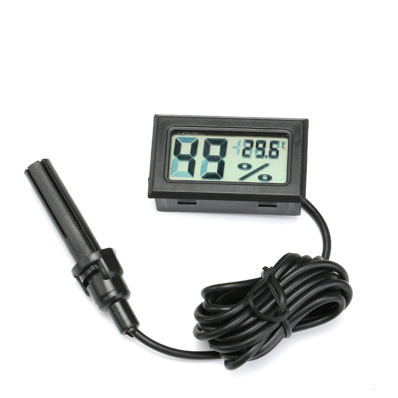 Mini LCD Digital Moisture Meter Thermometer Hygrometer Meter ...