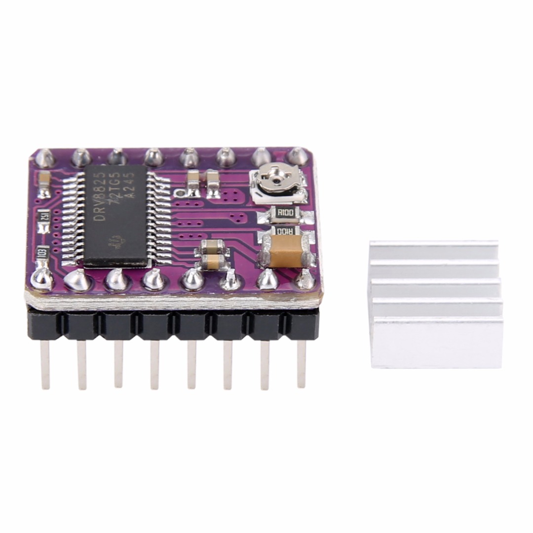 5 Sets Mayitr DRV8825 Stepper Motor Driver Module 2.5A 4 Layer PCB Board for 3D Printer RepRap RAMPS StepStick With Heat Sink