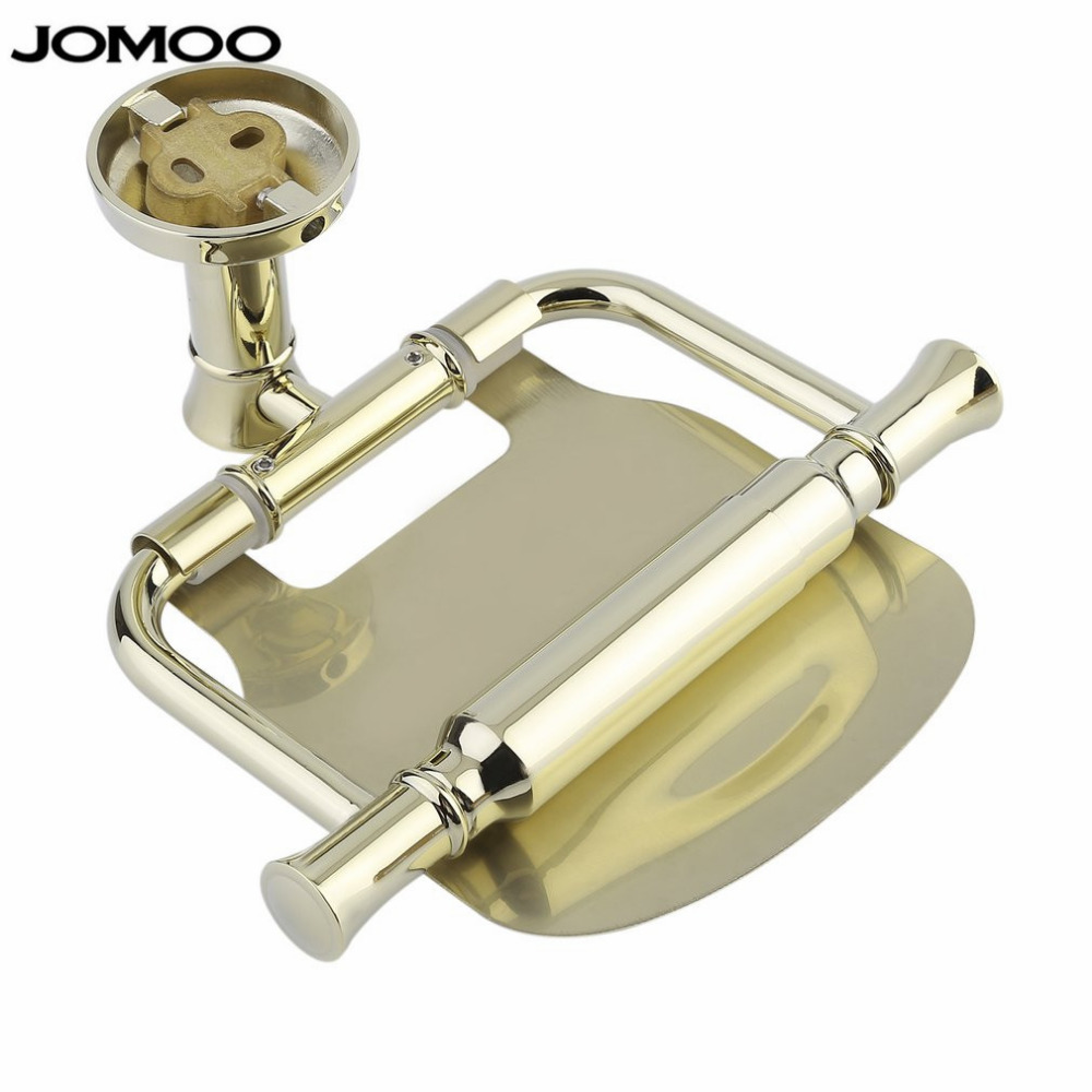 JOMOO Flanged Gold Wall Mounted Bathroom Paper Holder Bath Tissue Box