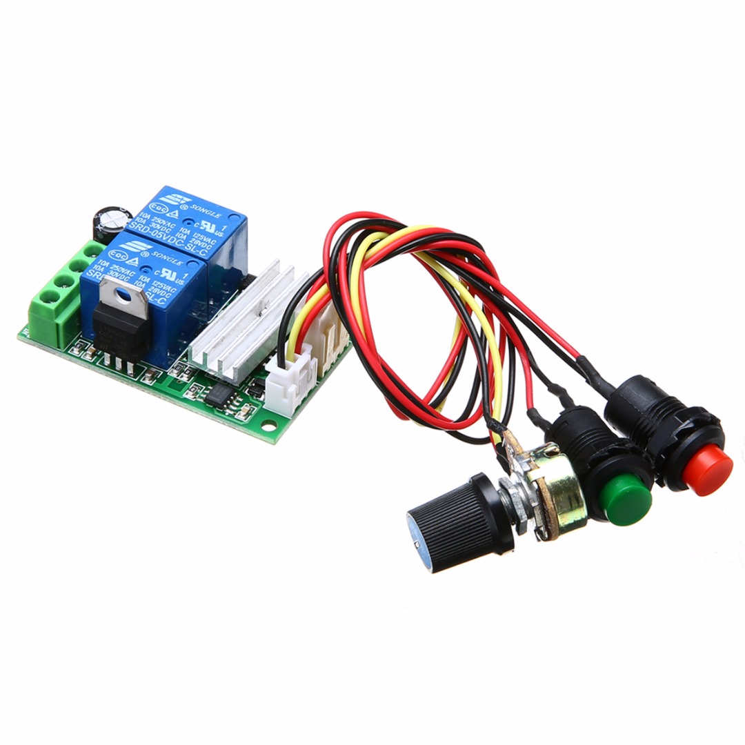 1 Set Durable Universal PWM RC Motor Speed Regulator Controller Switch DC 6V 12V 24V 3A 57*37*21mm With Circuit Board