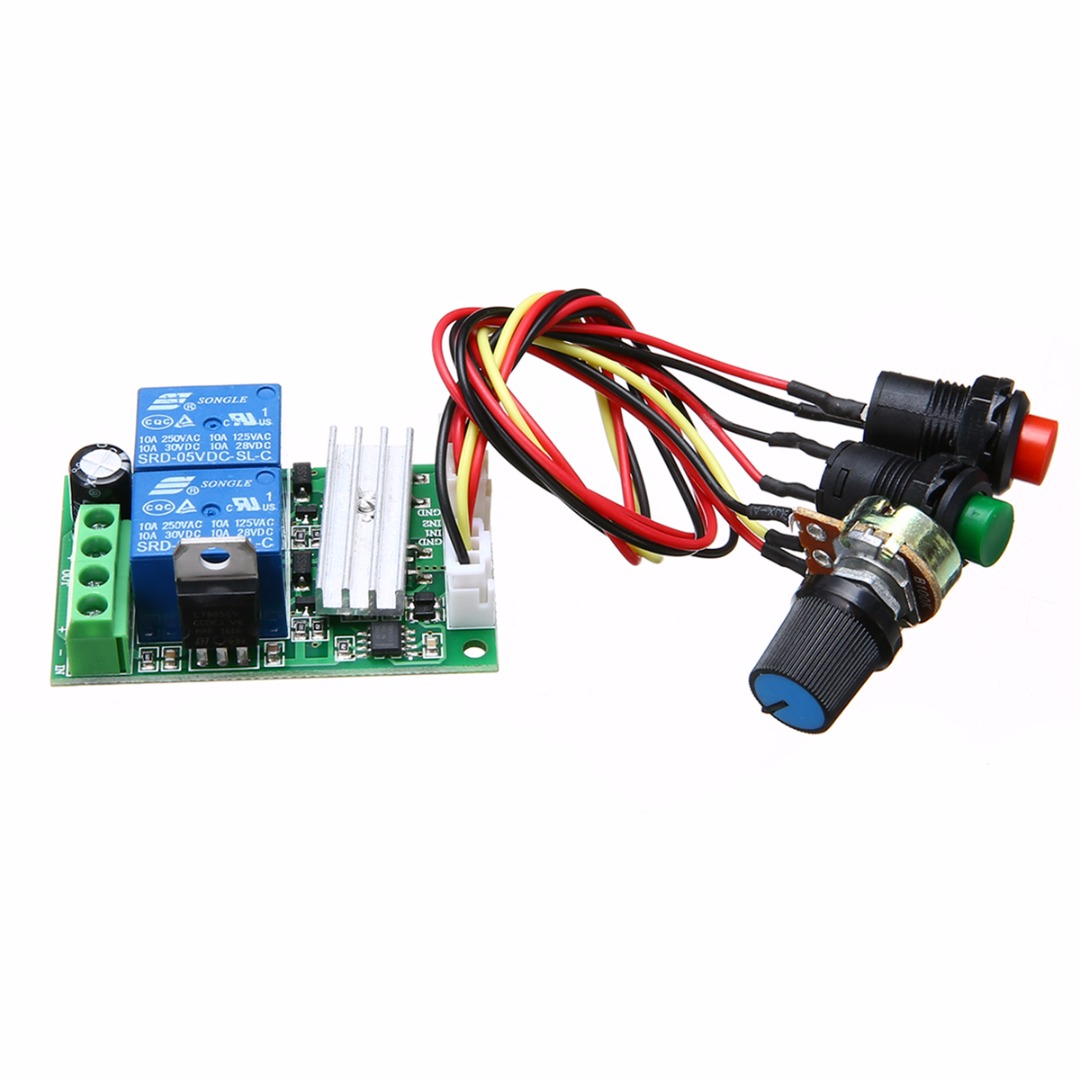 1 Set Durable Universal PWM RC Motor Speed Regulator Controller Switch DC 6V 12V 24V 3A 57*37*21mm With Circuit Board