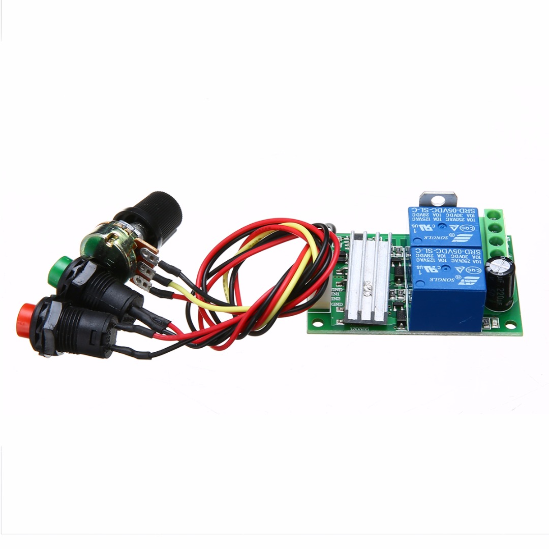 1 Set Durable Universal PWM RC Motor Speed Regulator Controller Switch DC 6V 12V 24V 3A 57*37*21mm With Circuit Board