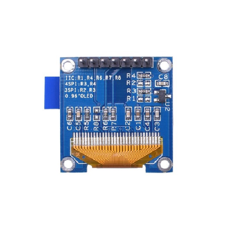 0.96 oled0.96 inch oled0.96 oled display moduleiic i2c spi interfacewhite colorfor arduinostm32 51sd1306,12864 oled screen128X64 oled dispayDIY ARDUINO UNO