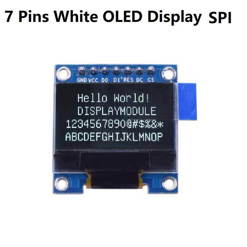 0.96 oled0.96 inch oled0.96 oled display moduleiic i2c spi interfacewhite colorfor arduinostm32 51sd1306,12864 oled screen128X64 oled displayDIY