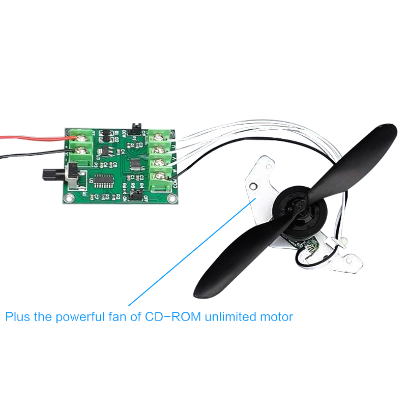 Aiyima Brushless DC Pown Motor Speed Controller CD Drive Hard Drive