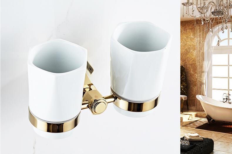 Cup Amp Tumbler Holders Brass Ceramic Cup Bathroom