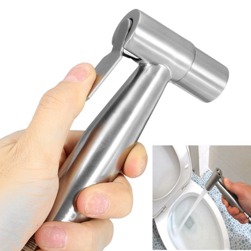 Stainless Steel Hand Held Shattaf Toilet Bidet Spray Bathroom Shower Sprayers for Toilet Bidet Sprayer