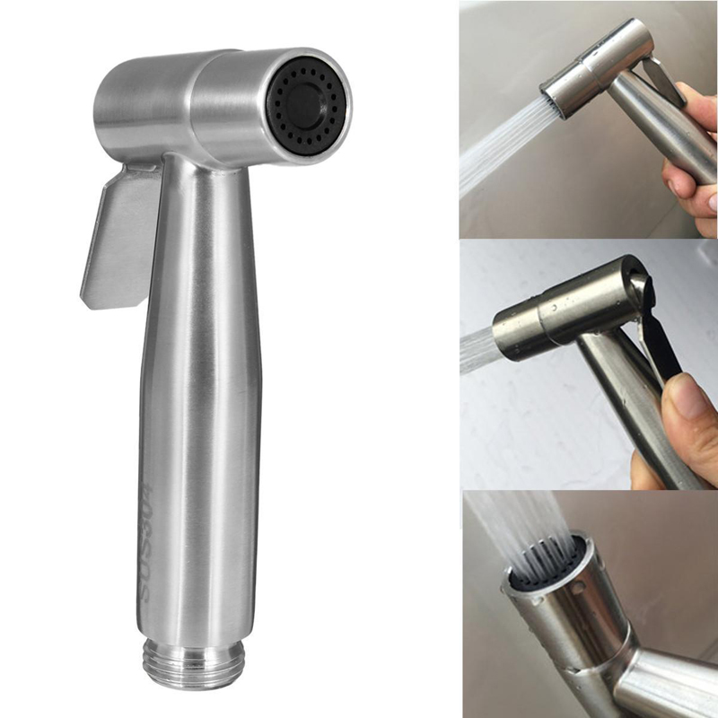 Stainless Steel Hand Held Shattaf Toilet Bidet Spray Bathroom Shower Sprayers for Toilet Bidet Sprayer