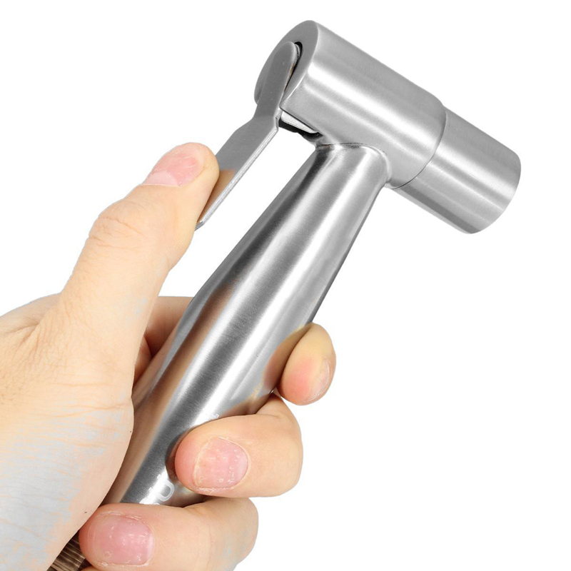 Stainless Steel Hand Held Bidet Shattaf Toilet Bidet Bathroom Shower Sprayer Tool For Bathroom Shattaf Bidet Sprayer