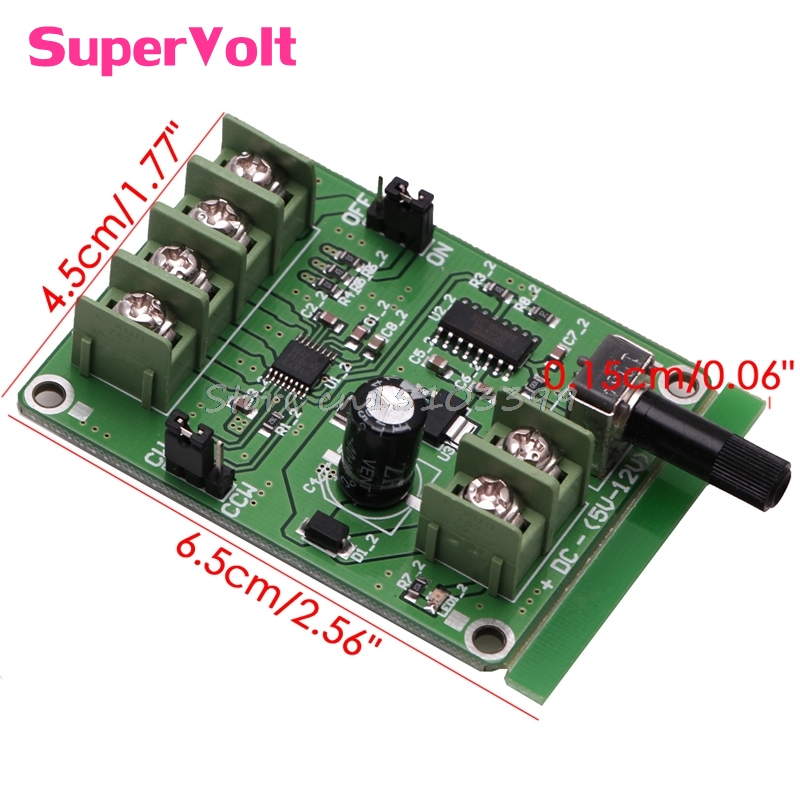 DC 5V-12V Brushless Motor Speed Converter Switch 3-wire//4-wire//Hard drive//CD-ROM