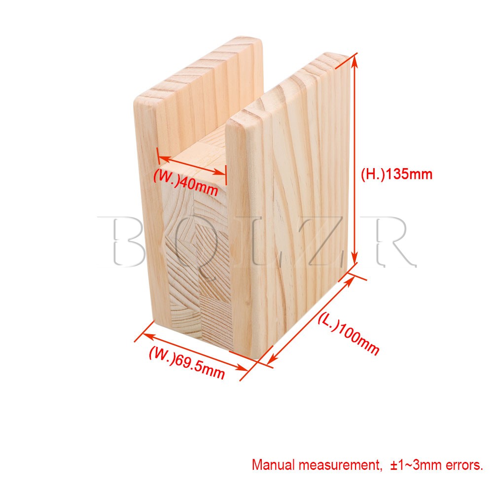 4x10cm Groove Wood Furniture Lifter Bed Sofa Table Risers Add