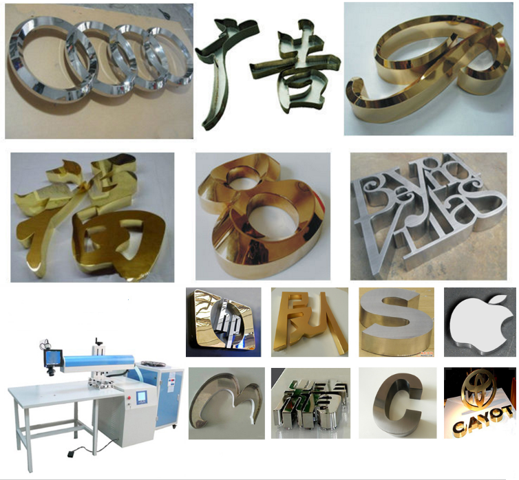 Advertise Word Letter YAG Laser Welding Machine for metal welding