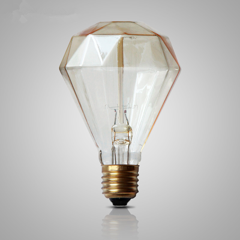 Retro-Vintage-Light-Bulb-G95-Edison-Bulb-Diamond-E27-40W-220V-Incandescent-Bulb-Filament-Bulb-Edison (2) - 