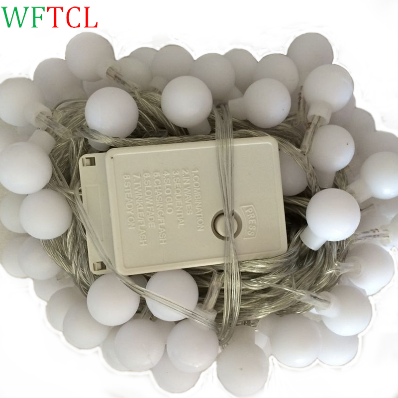 WFTCL LED string lights 10M 100 bulbs Globe String Lights