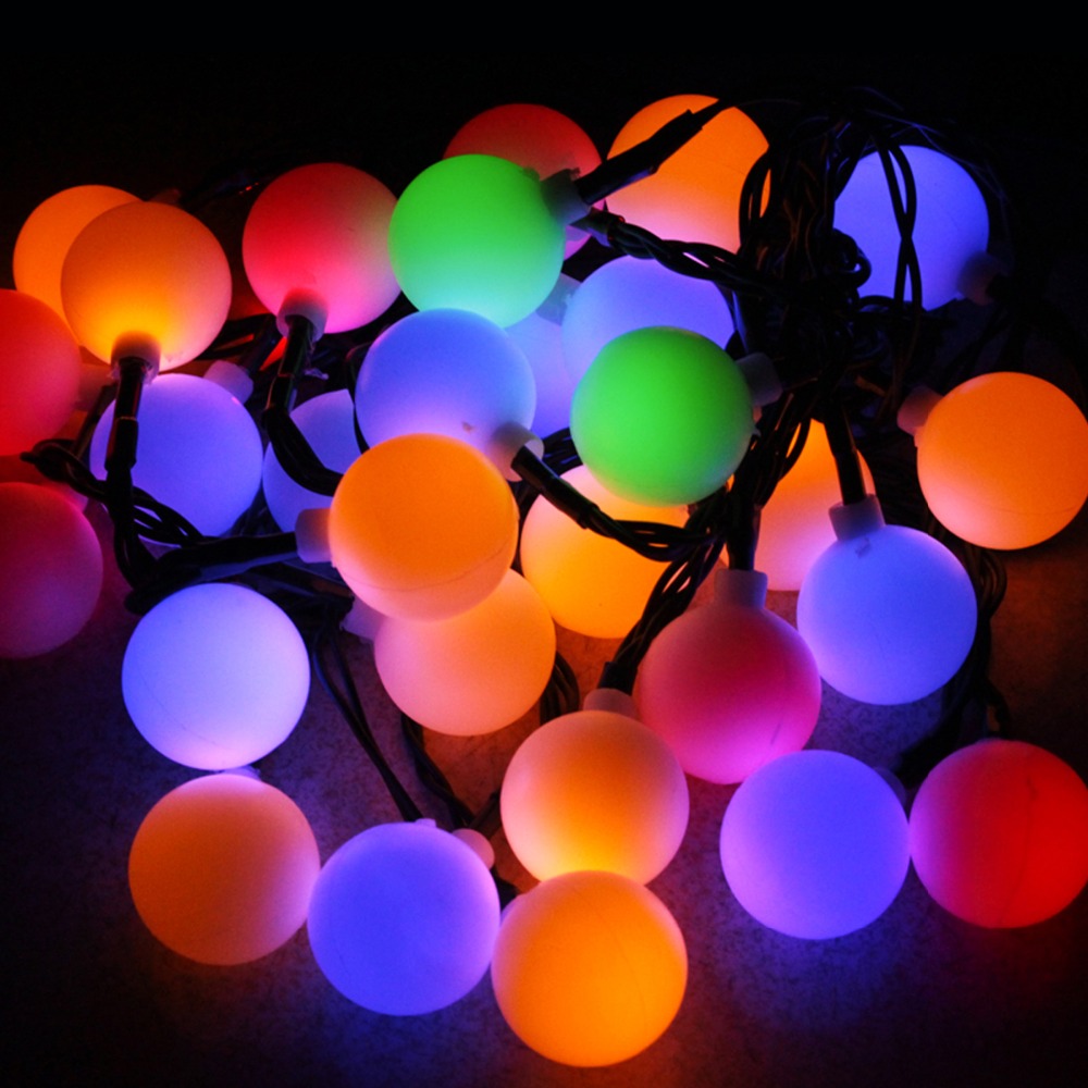 White Globe Outdoor Christmas Lights Shelly Lighting