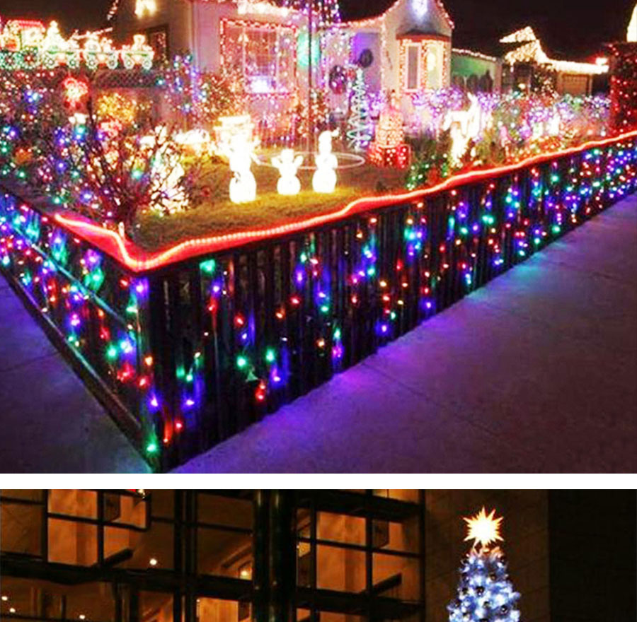 50M 100M Indoor Outdoor LED Strip String Light for Christmas Tree Holiday Garden Home Square Decoration AC 110V 220V Waterproof (18)