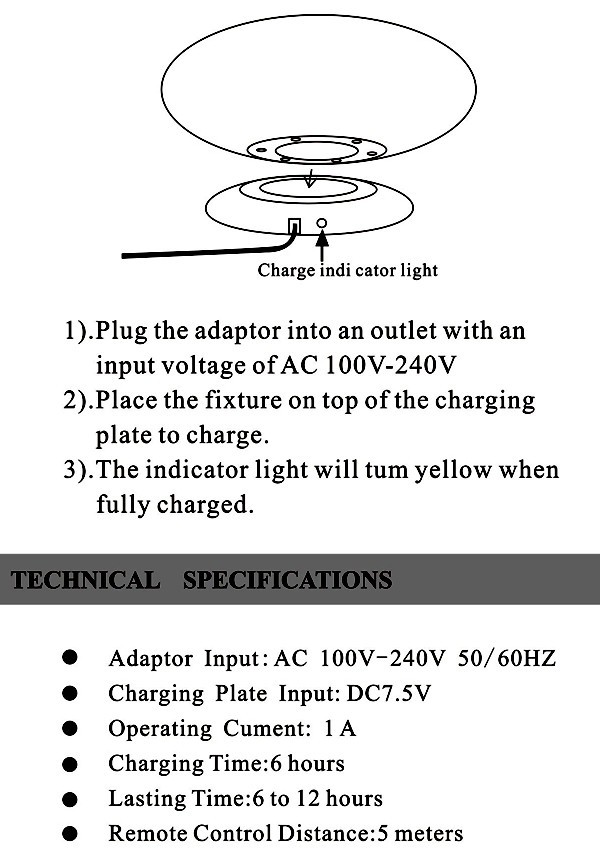 induction charging (10 colors)