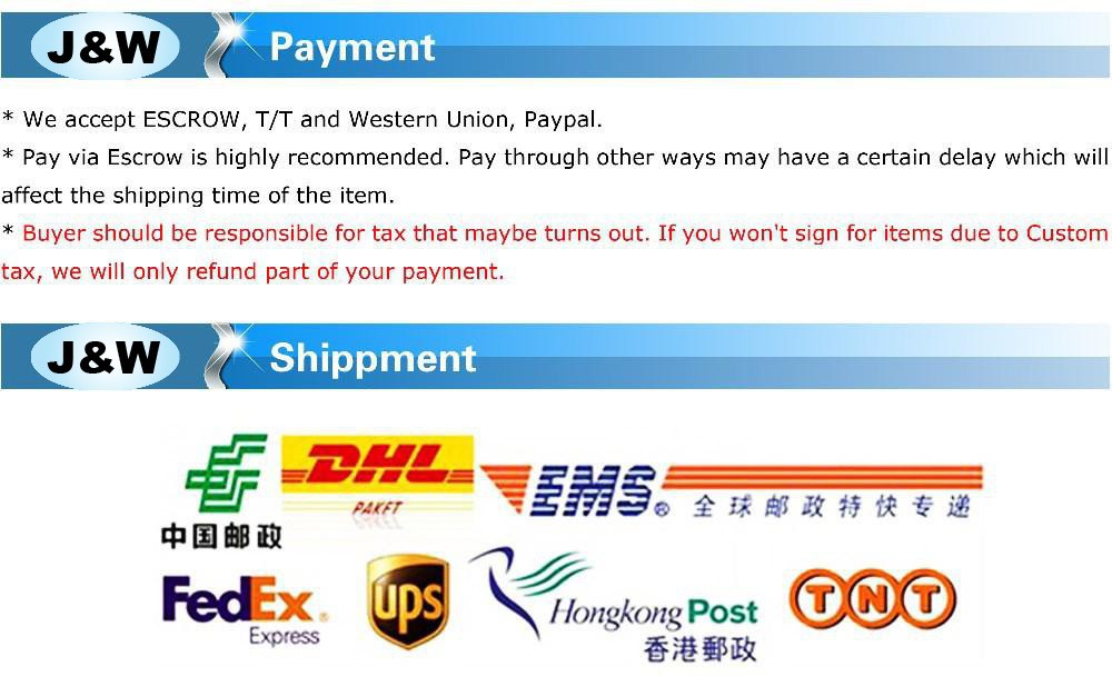payment shipment