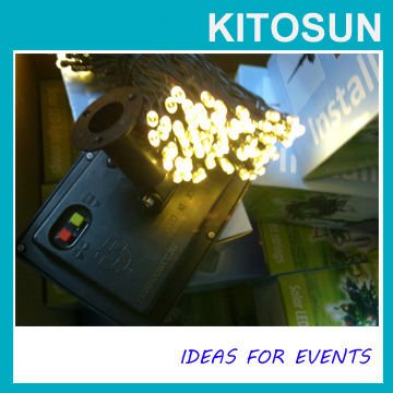 Warm White Solar String lights Kitosun 150LEDs