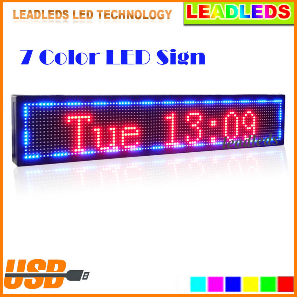 custom led sign,led open sign,led billboard,led display