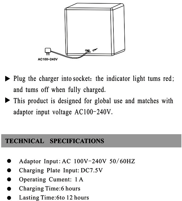 User Manual for DC charging