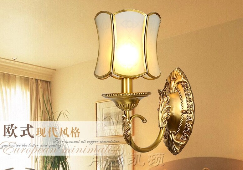 LED Copper wall lamp -3