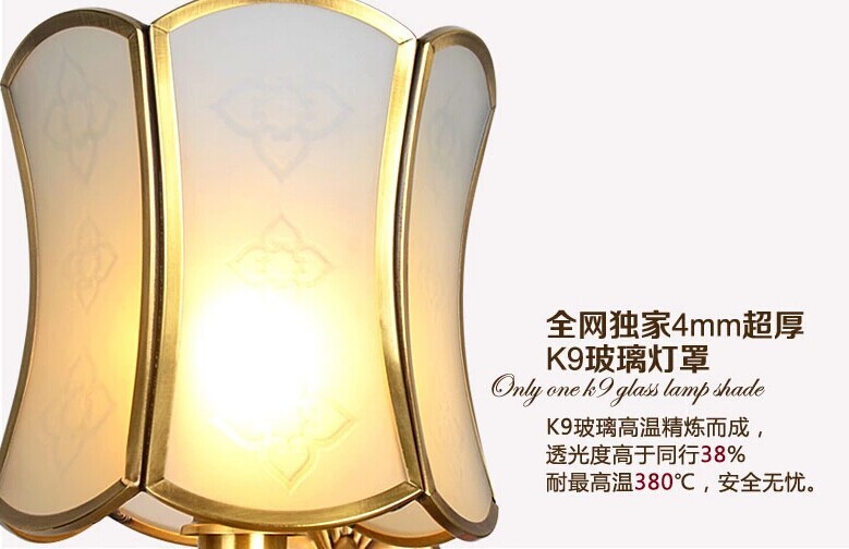 LED Copper wall lamp -5