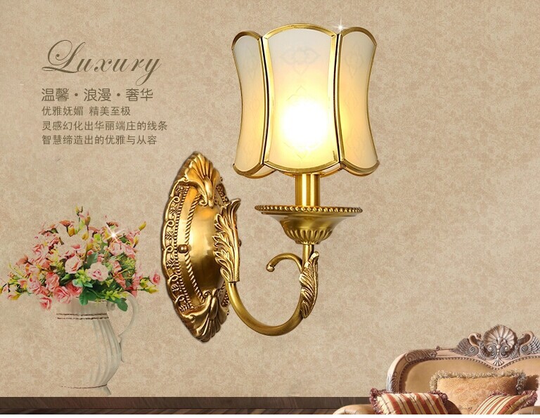 LED Copper wall lamp -1