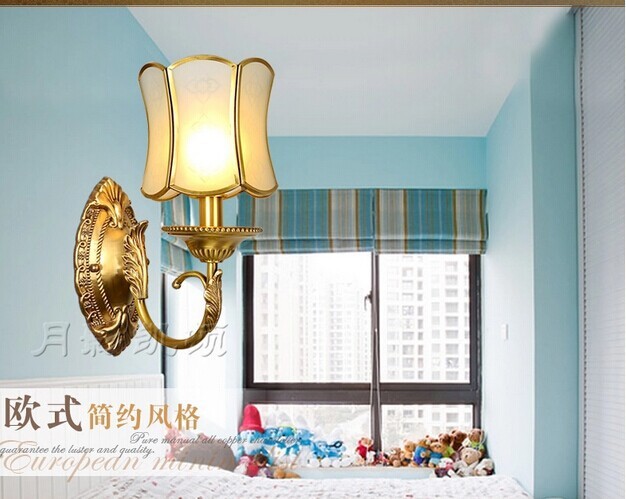 LED Copper wall lamp -2