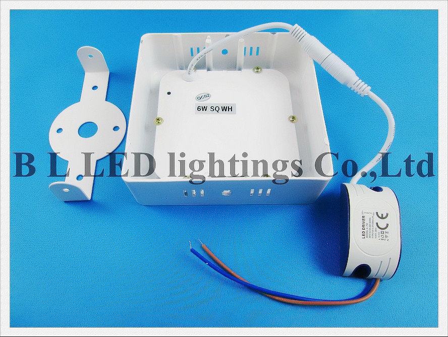 led panel light surface mounted square 6w (2)------ led tube module ceiling panel flood bulb light lamp ------