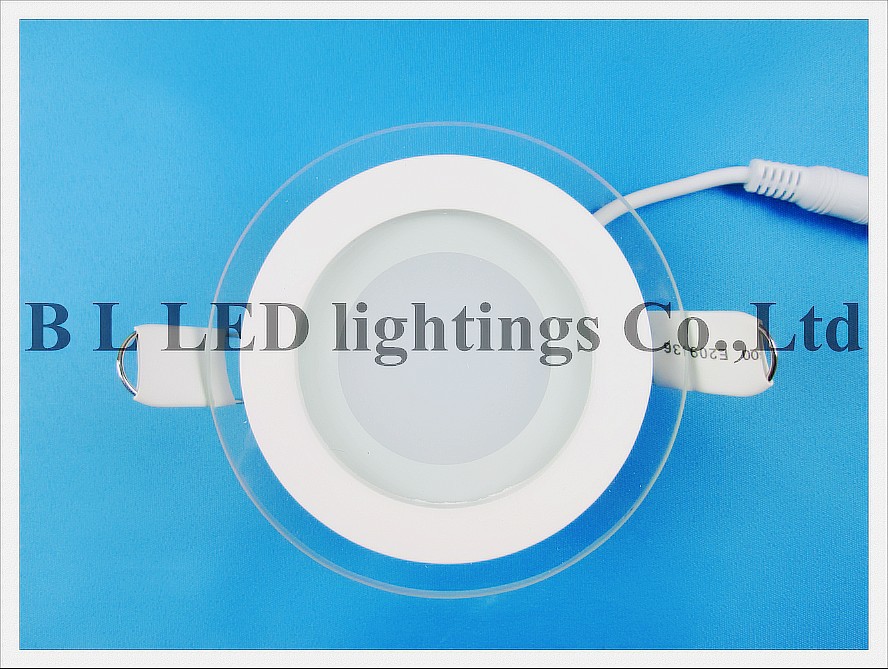 led panel light with glass round 6w (2)------ led tube module ceiling panel flood bulb light lamp ------