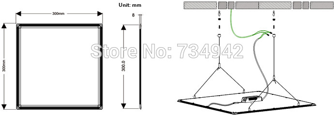 Dimensional-drawing-LED-Panel-light-300x300