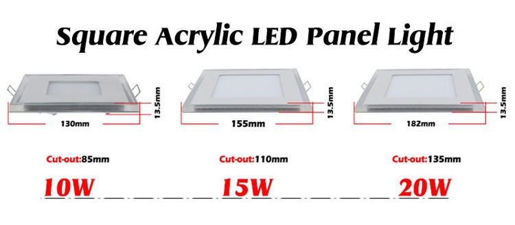 LED ceiling downlight-Square