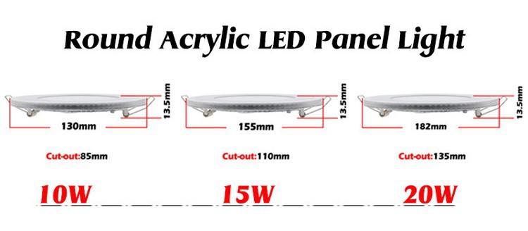 LED ceiling downlight-round