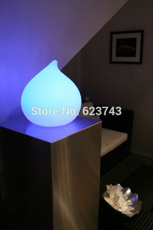 Remote Control Cordless Dew Led Round Water Drop Light Mood Remote Control Cordless Dew Led Round Water Drop Light Mood Rechargeable Waterproof Table