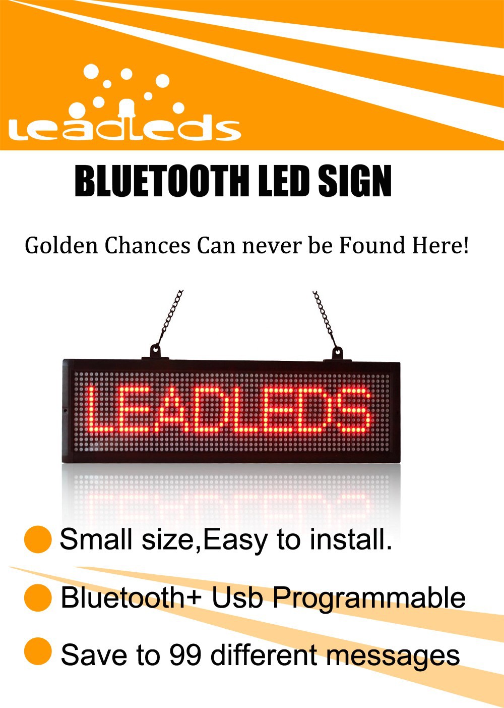 bluetooth led sign board