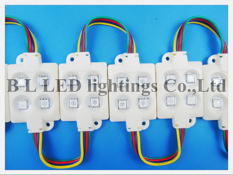 injection led module rgb 4led (1)----LED module LED tube LED flood light panel light ceiling light strip bulb