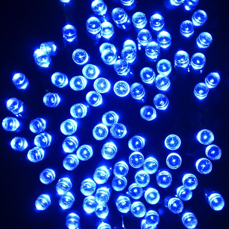Blue String Lights Solar String Lights Outdoor for Gardens Patio Lawn Gate Yard String Lights Party with 200 LED Waterproof  (1)