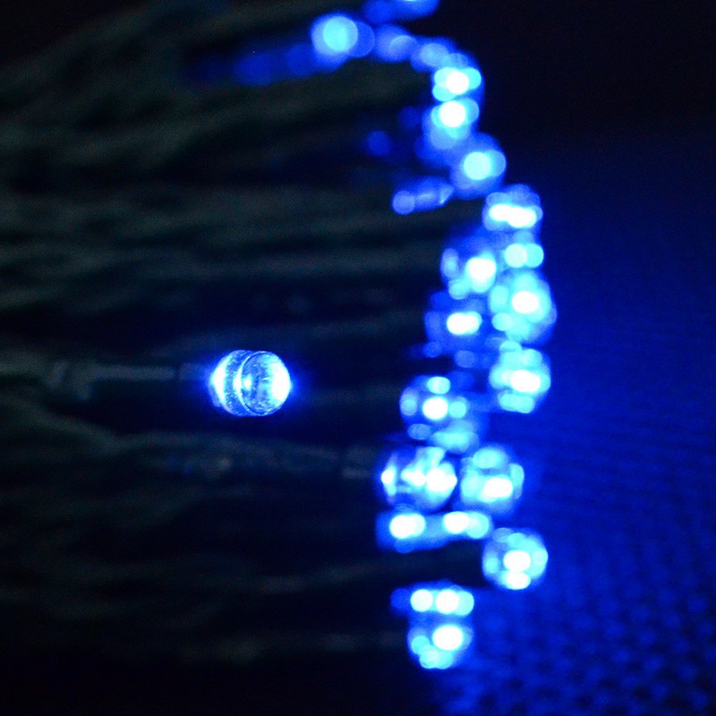 Blue String Lights Solar String Lights Outdoor for Gardens Patio Lawn Gate Yard String Lights Party with 200 LED Waterproof  (6)