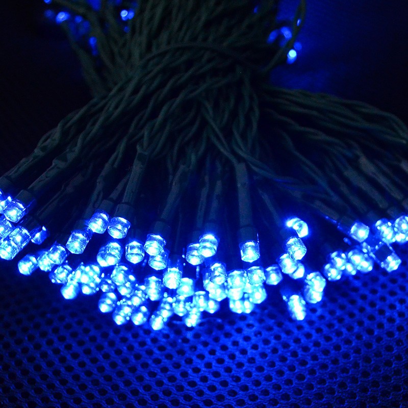 Blue String Lights Solar String Lights Outdoor for Gardens Patio Lawn Gate Yard String Lights Party with 200 LED Waterproof  (3)