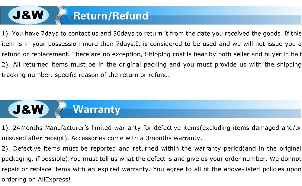 refund warranty