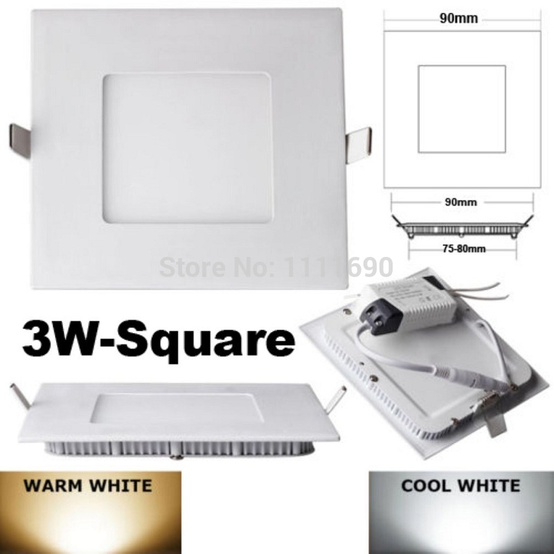 3W LED Panel Lights