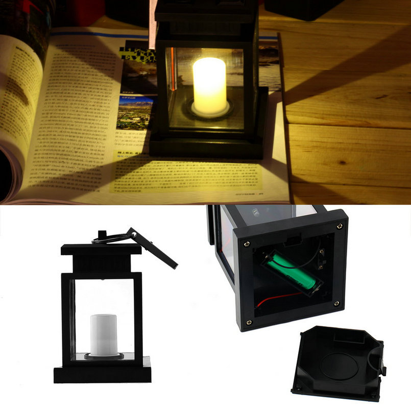 New 1pc Popular Classic Outdoor Solar Power Twinkle Led Candle
