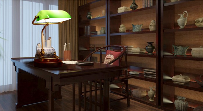 banker desk