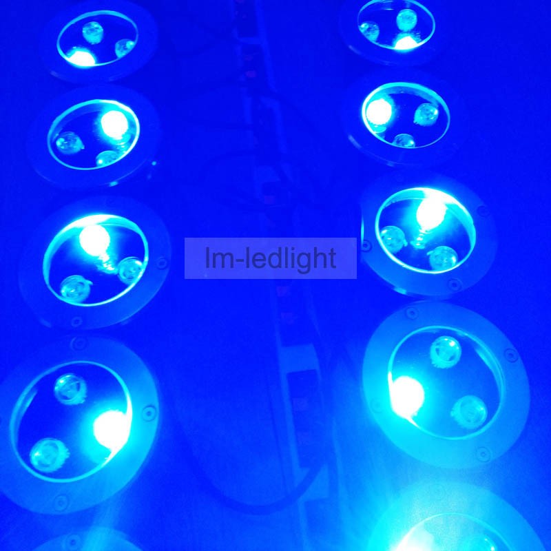 3W 120mm RGB light outdoor floor  (4)