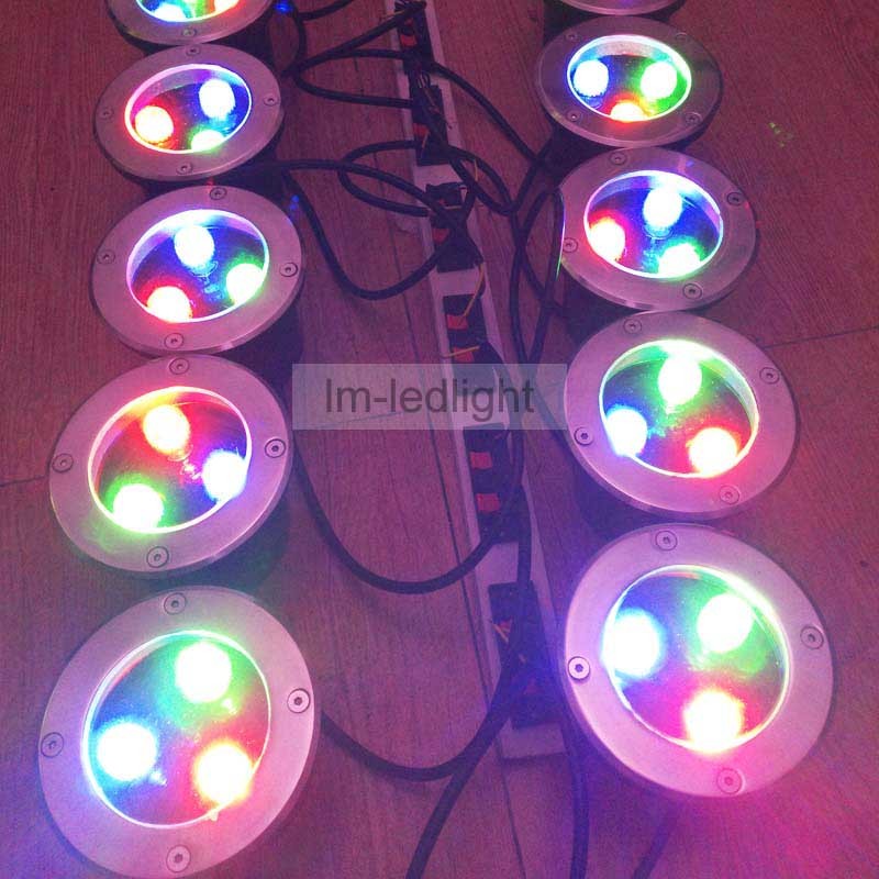 3W 120mm RGB light outdoor floor  (1)