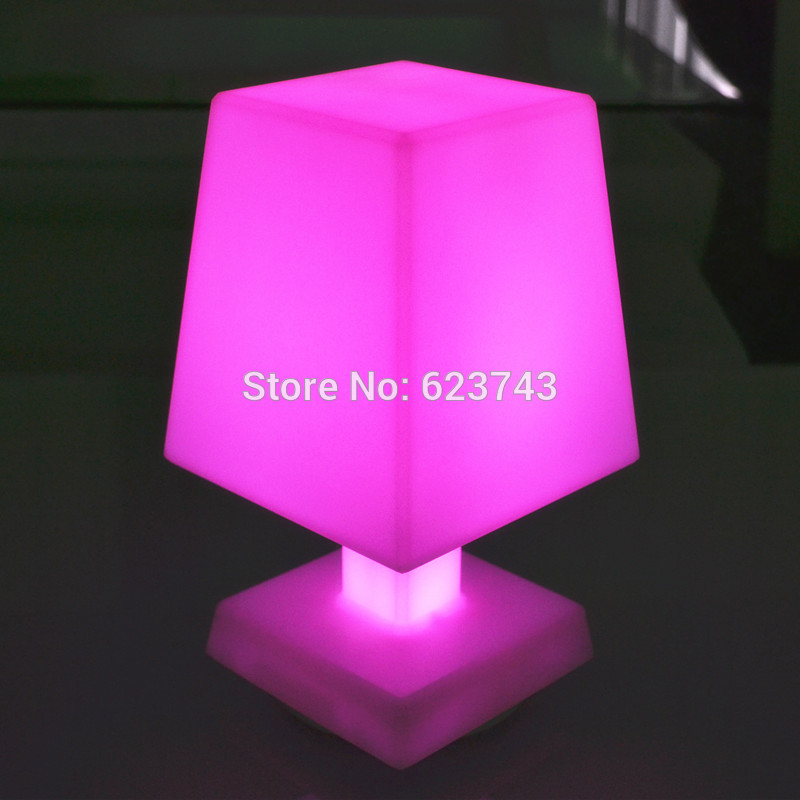 remote control cordless LED mood light table lamp Rechargeable