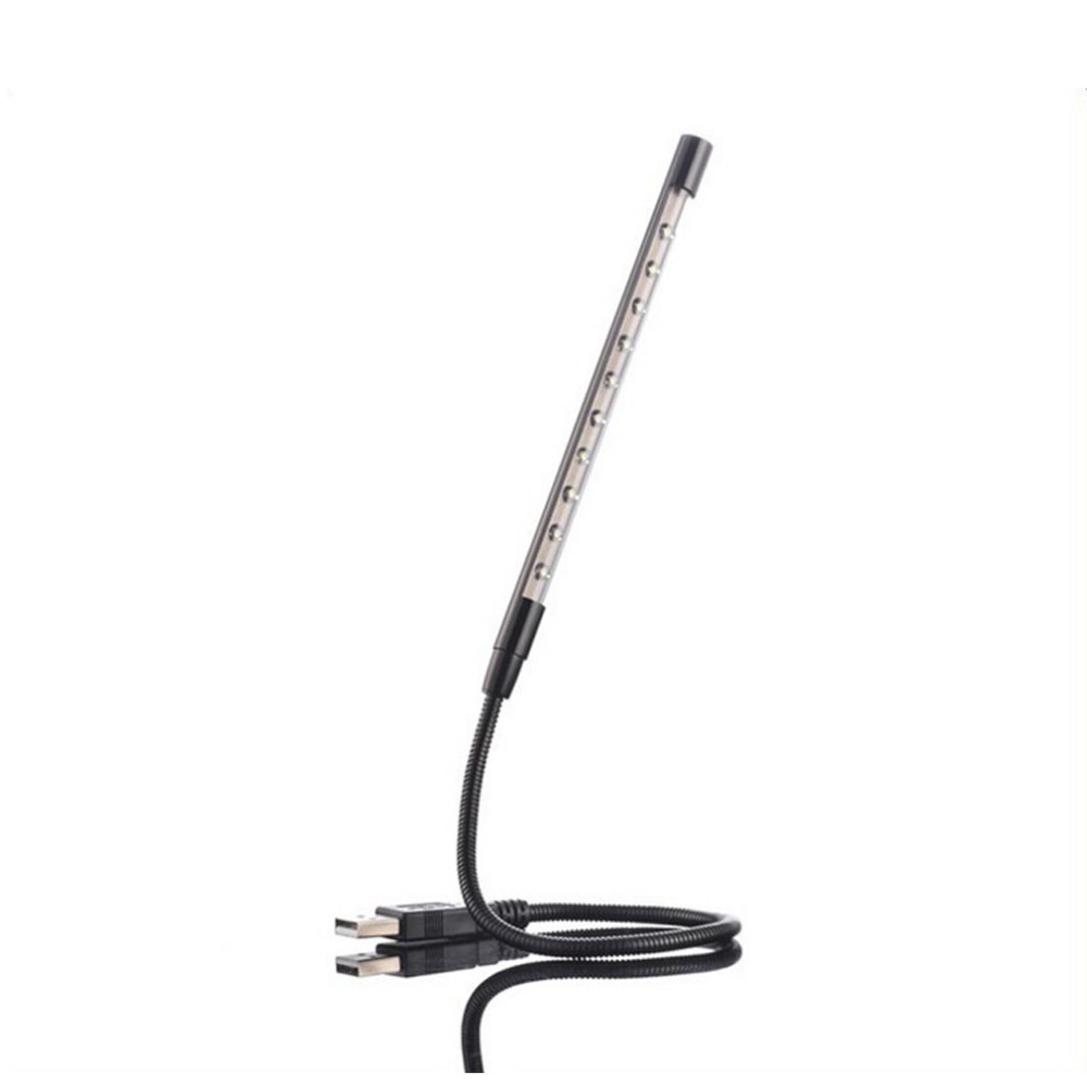 Flexible USB Reading Lamp With 10 Super Bright LED Touch Switch Led Book Reading Lamp For LaptopReadingCamping Outdoor Sports3