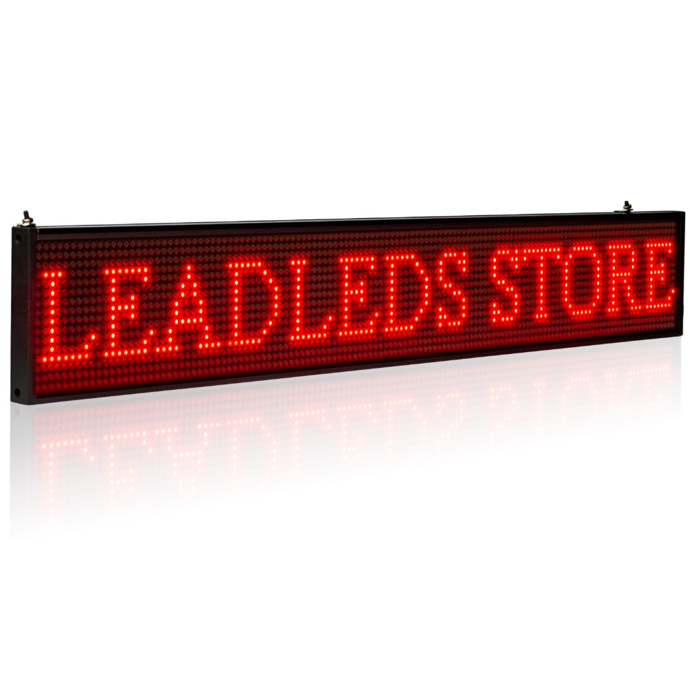 34CM USB Programmable led sign SMD P5 Module Red Green Yellow Blue White Letter Scrolling Message Display Board For Business1